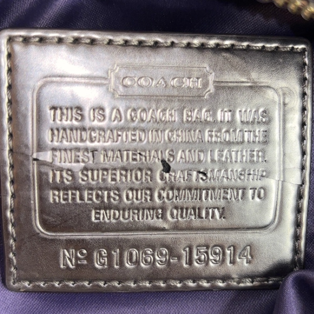 Coach 2010 Poppy “Lucky Penny” satchel GUC - Picture 14 of 15